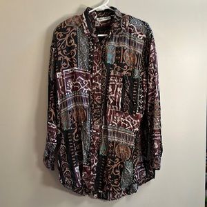 100% Silk Jane Ashley blouse